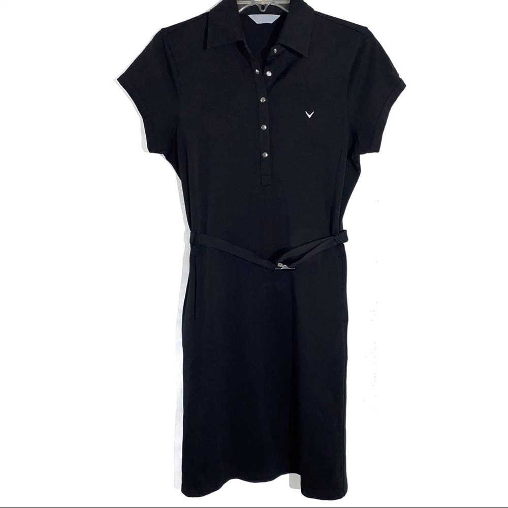 Callaway Black Short Sleeve Dress